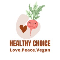 HEALTHY CHOICE - Love. Peace. Vegan logo - Similar company to V-Label Vietnam