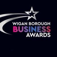 Wigan Borough Business Awards - Brought to you by POW and Fubhub logo - Similar company to Attain Digital