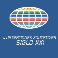 Ilustraciones Educativa Siglo XXI logo - Similar company to Alex Almeida - Brand Design & Ilustration
