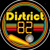 District 82 Pinball logo - Similar company to Game Genius