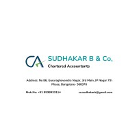 SUDHAKAR B & Co, Chartered Accountants logo - Similar company to Acculeap Advisors