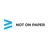 Not on Paper logo - Similar company to Sweat Digital