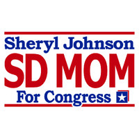 Sheryl Johnson for Congress logo - Similar company to Okoboji Graphics