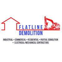 Flatline Demolition logo - Similar company to Metro Demolition Group Pty Ltd