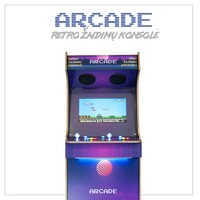 Arcade Žaidimų Aparatai. Retro Žaidimų Konsolė