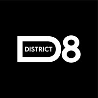 District 8 logo - Similar company to Music Battles