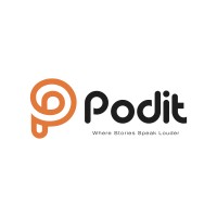 Podit Media Production logo - Similar company to Rouby Media Production