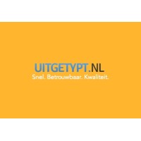 Uitgetypt.nl logo - Similar company to Transcript Online