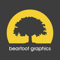 Bearfoot Graphics logo - Similar company to Blue Spill