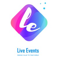 Live Events logo - Similar company to Envision International Llc