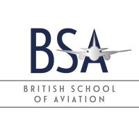 BSA - British School of Aviation logo - Similar company to Jetsearcher