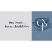 One Percent Research Initiative logo - Similar company to Data For Good Maritimes