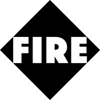 Fire Records logo - Similar company to Rocket Recordings