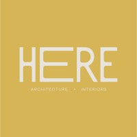 HERE architecture + interiors logo - Similar company to Sum Design Studio + Architecture
