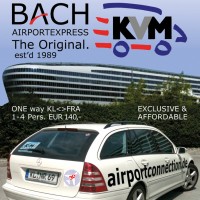 KVM BACH. AIRPORTEXPRESS. Das Original. Seit 1989.