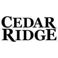 Cedar Ridge logo - Similar company to Big Grove Brewery
