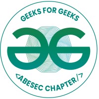 GeeksforGeeks ABESEC logo - Similar company to Codechef Abesec Chapter