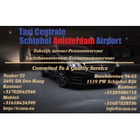 Taxi Centrale Schiphol Amsterdam Airport logo - Similar company to Staxi - The Fixed Price Taxi