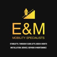 E & M Lifts logo - Similar company to Knowledgefront Ltd