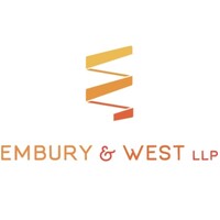 Embury & West LLP logo - Similar company to Ecclestone, Hamer, Poisson, Neuwald & Freeman