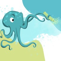 Magic Octopus - Judith Federer Illustration | Design Studio logo - Similar company to Walk The Frog
