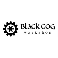 BLACK COG Workshop logo - Similar company to Black Cog Visual Effects