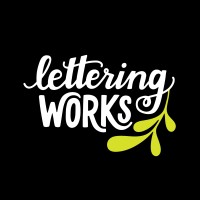 Lettering Works logo - Similar company to Calligraphy Art Studio