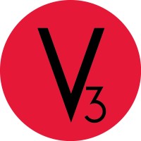 V3 Pizza logo - Similar company to Warriors.Pizza