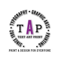 Text Art Print logo - Similar company to Edk Visual Art & Design