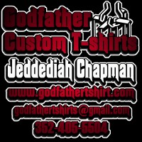 Godfather Custom T-shirt Print Shop logo - Similar company to Printing.Com@Custardcreative