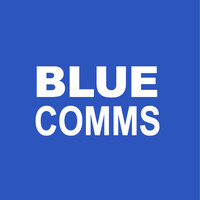 Blue Comms logo - Similar company to Pop Marketing