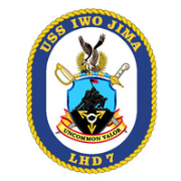 USS Iwo Jima (LHD 7) logo - Similar company to 24Th Marine Expeditionary Unit