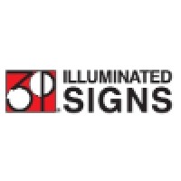 3P - illuminated signs logo - Similar company to Master Piece