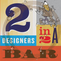 Two Designers Walk Into A Bar logo - Similar company to Sollos Creative