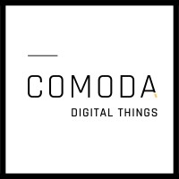 Comoda logo - Similar company to E-Box ∙ Brand Adv Digital