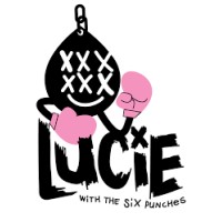 Lucie with the six punches - Boxing Boutique logo - Similar company to M.E.G.A. Sport Equipment