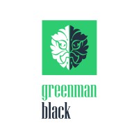 Greenman Black logo - Similar company to Cradle To Commerce