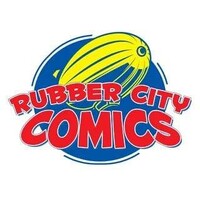 Rubber City Comics logo - Similar company to Durban Comics