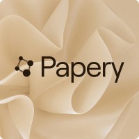 Papery™ logo - Similar company to Bowe Bell + Howell