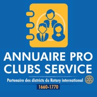 Annuaire Pro Clubs Service - Partenaire des districts Rotary 1660 - 1770 logo - Similar company to Flow - Money Forecast & Budget With Ai