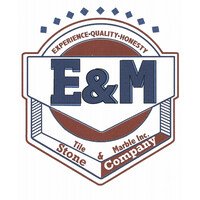E&M Tile and Marble Inc. logo