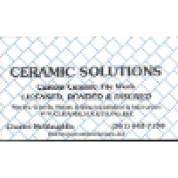 ceramicsolutionspb.com logo - Similar company to Trindade Studios