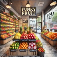 Funky Fruit Fruitwinkel logo - Similar company to Niche Fruit