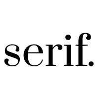 Serif logo - Similar company to Serif Graphics