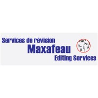 Services de révision Maxafeau - Maxafeau Editing Services logo - Similar company to Canacom