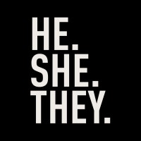 HE.SHE.THEY. logo - Similar company to The Cause