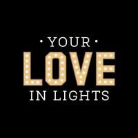 Your Love In Lights logo - Similar company to Chic Party Co