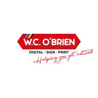 W.C. O' Brien Digital - Sign - Print logo - Similar company to Bizz Graphics