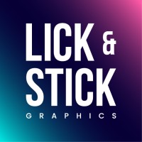 Lick & Stick Graphics logo - Similar company to Rhm Event Graphics