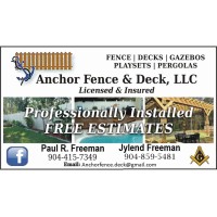 Anchor Fence & Deck LLC logo - Similar company to Top Rail Fence New Braunfels